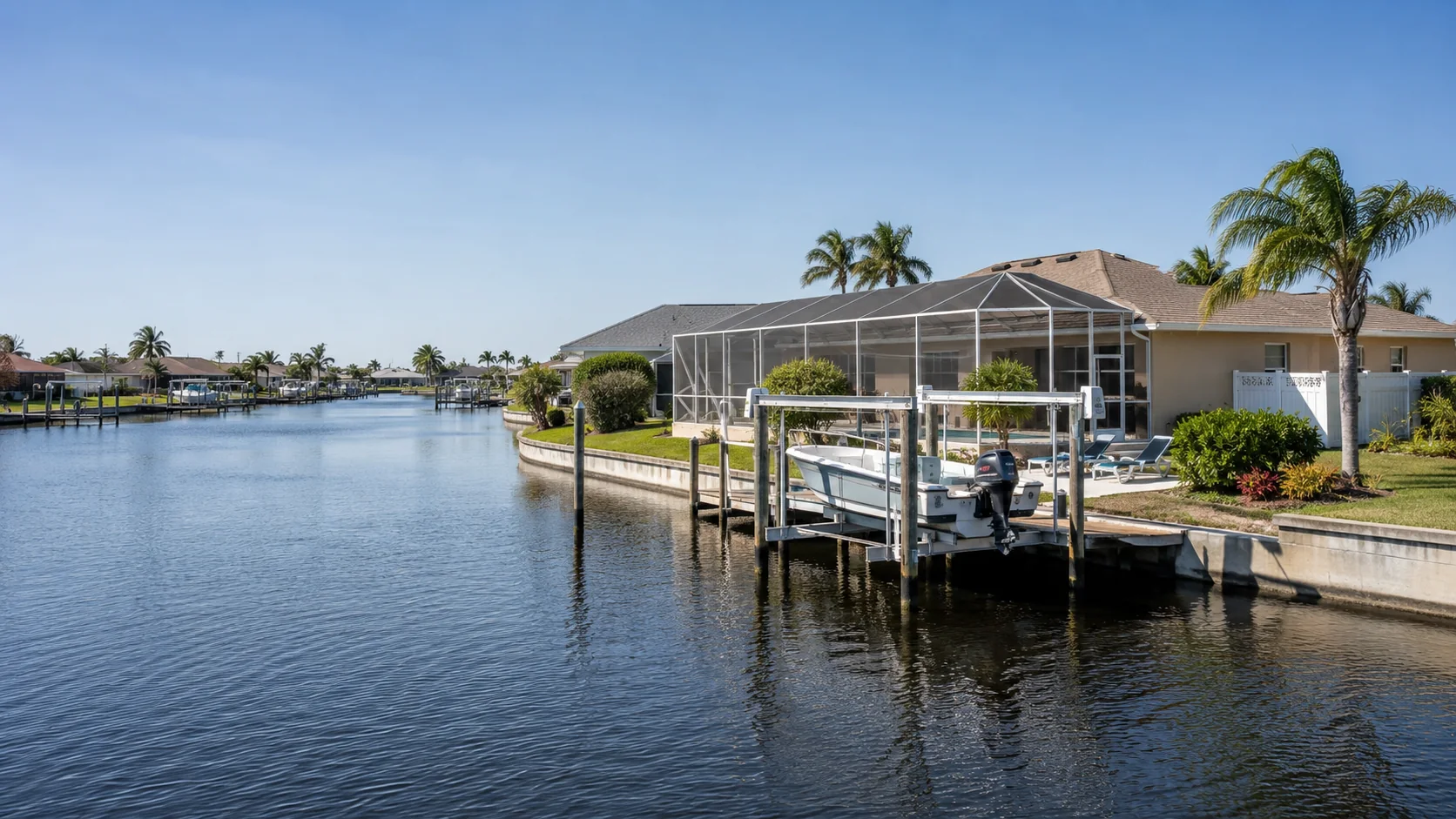 Cape Coral canal home evaluated through Property Intelligence